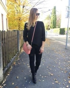 Heute mal schwarz Outfit, Look, Fashion, Blogger, Fashionblogger, Stylist, Fantastique, Salzburg, Visagist, Styleblogger, Austria